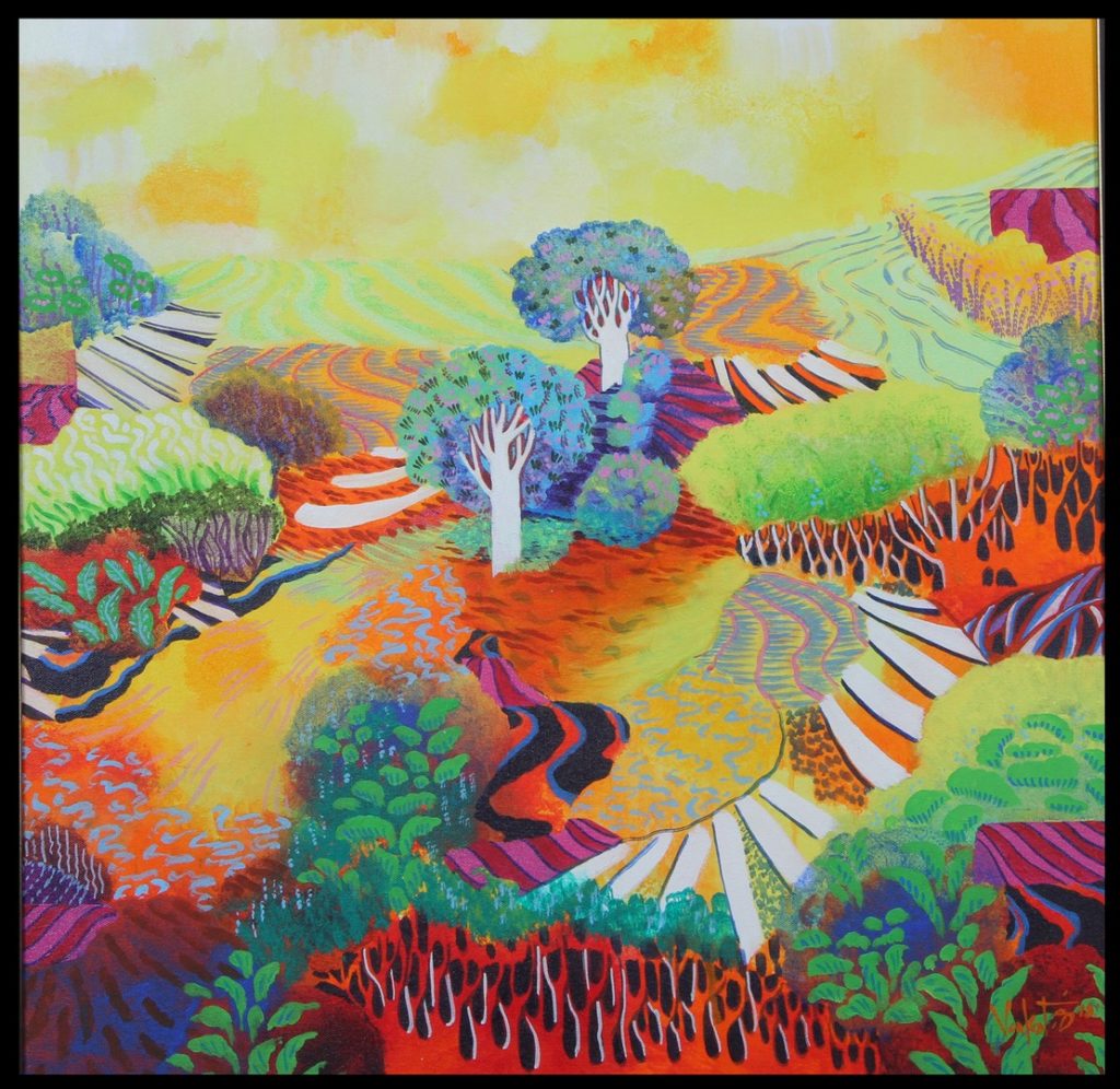 Seasons - 29 | Acrylic on Canvas | 24x24 inches