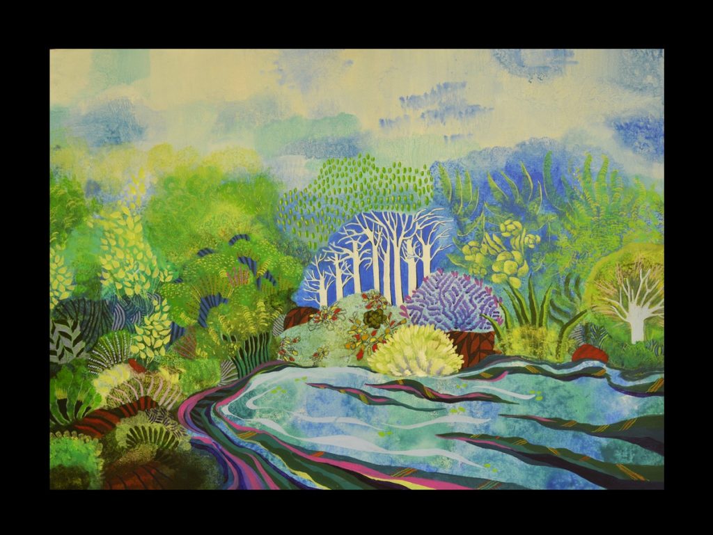 Seasons - 26 | Mixed Media On Canves  |  30x42 inches