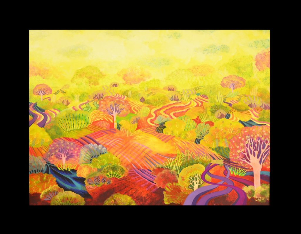 Seasons - 24  |  Mixed Media On Canves  |  36x48 inches (SOLD OUT)