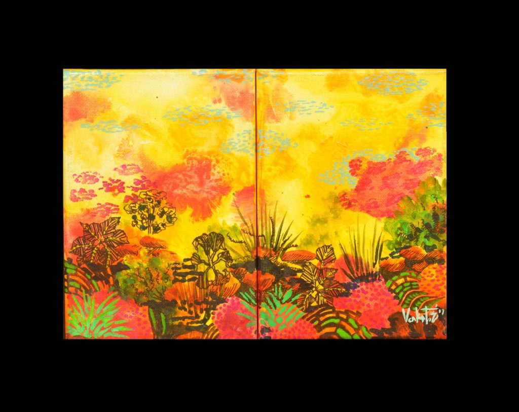 Seasons - 12 | 2 Mixed Media On Canves  |  5x7 inches each