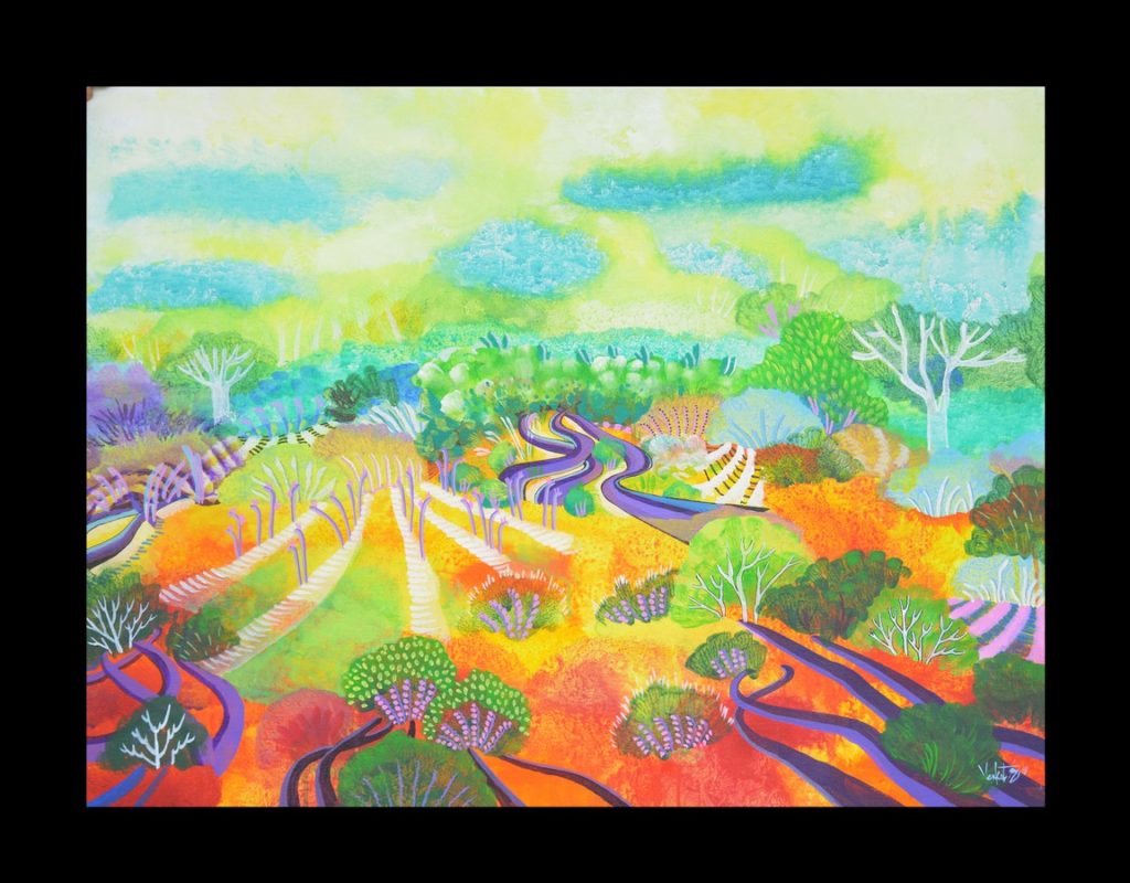 Seasons - 18 | Mixed Media On Canves | 25x33 inches